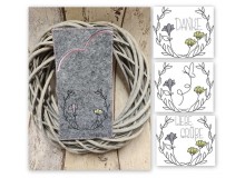 Stickdatei - Doodle Blumenkranz Set